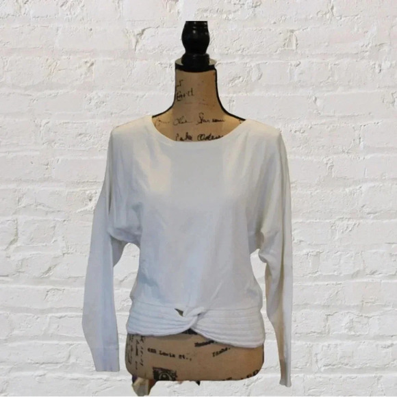 Express Cropped Sweater - White - Picture 1 of 5